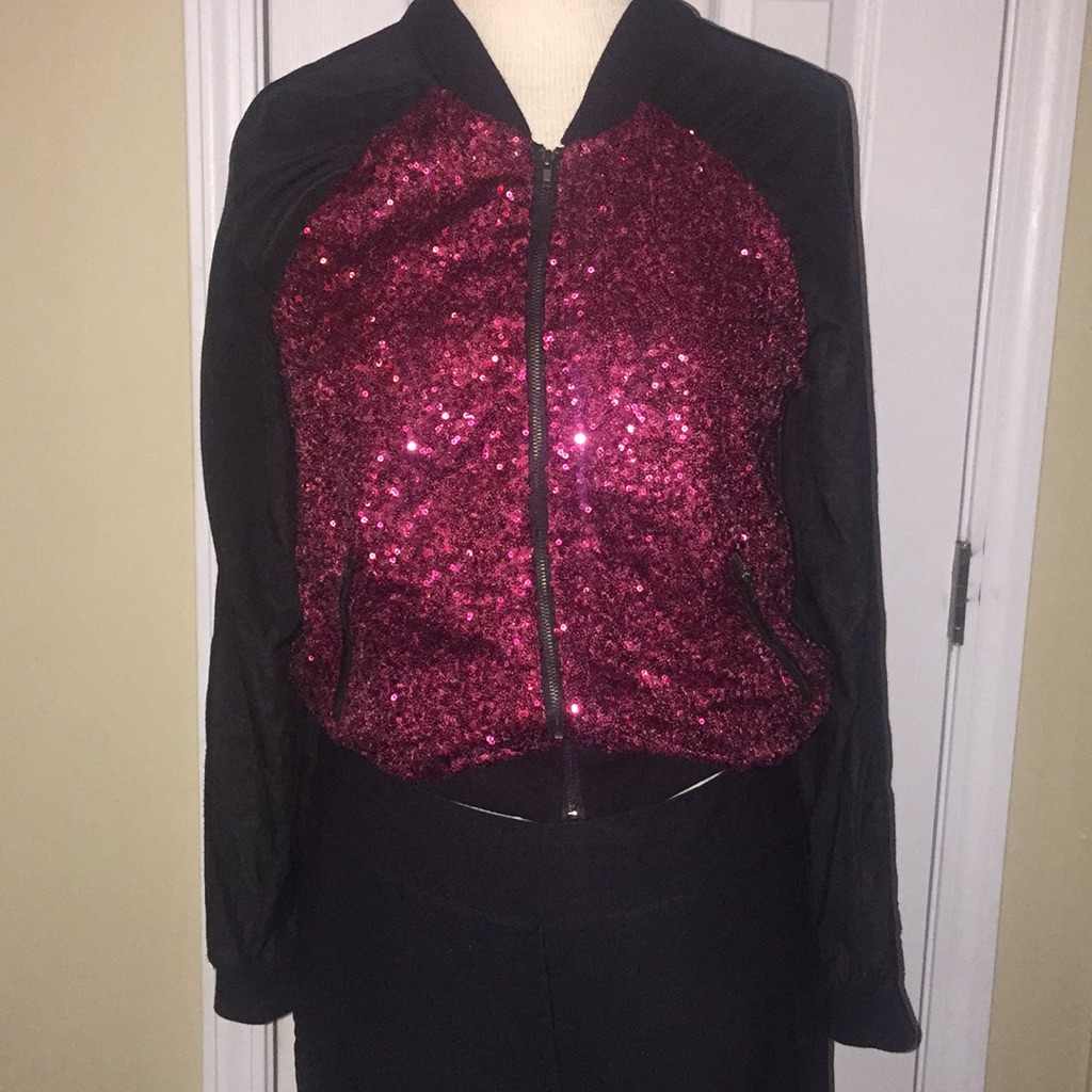 Lightweight Sequin Jacket